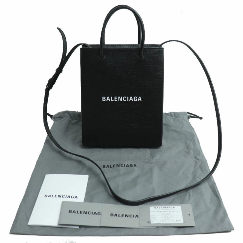 BALENCIAGA Shopping Bag Shoulder Black - Picture 5 of 5